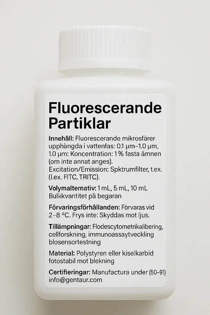 Carboxyl Fluorescent Particles, UltraBlue, Flow Cytometry Grade, 1E7/mL, 5.0-5.9µm, 2mL